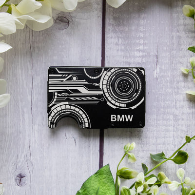 B.M.W Aluminum Compact Minimalist Wallet
