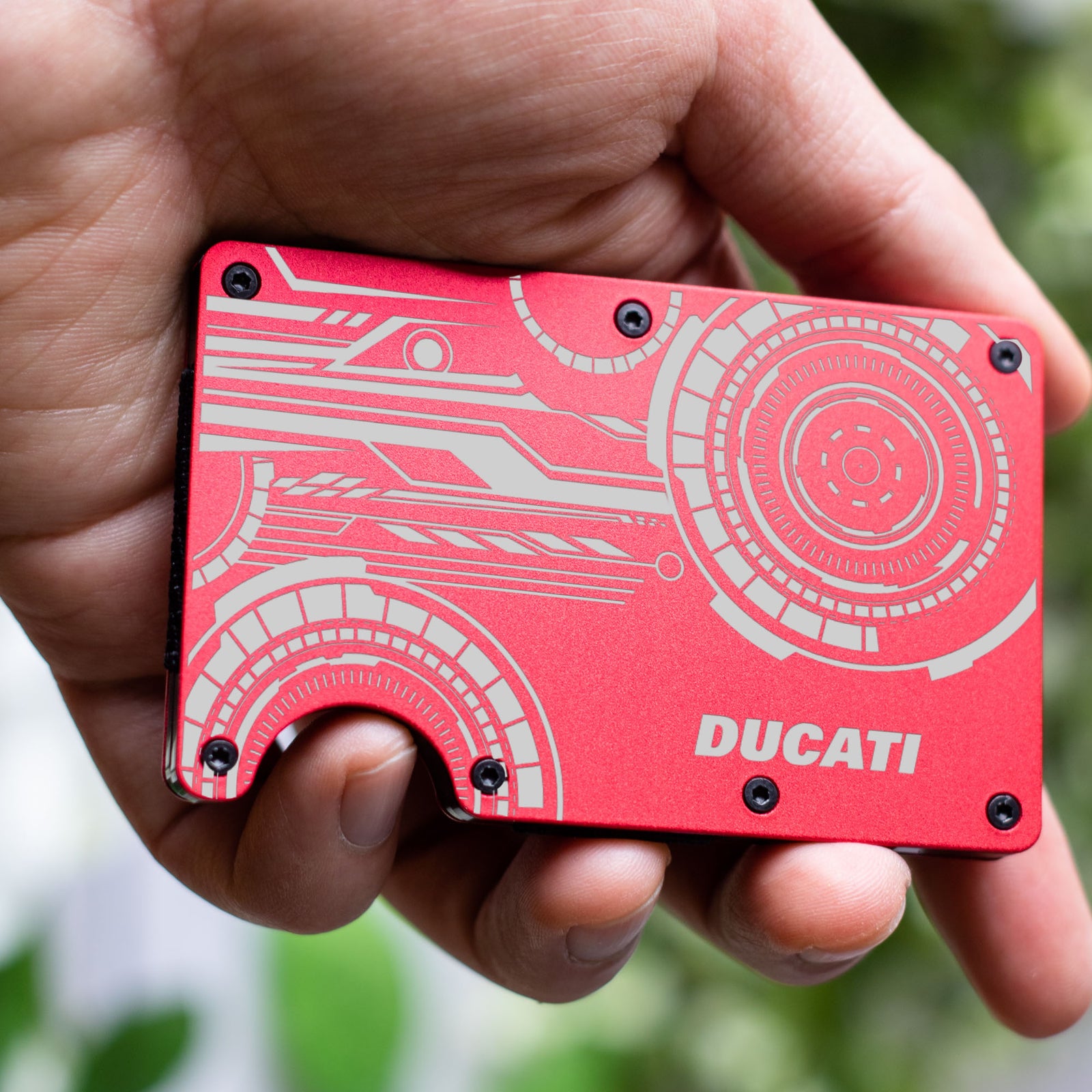 Ducati Aluminum Compact Minimalist Wallet