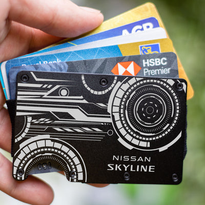 Skyline/GTR Aluminum Compact Minimalist Wallet