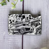 911 Collection Art Aluminum Compact Minimalist Wallet