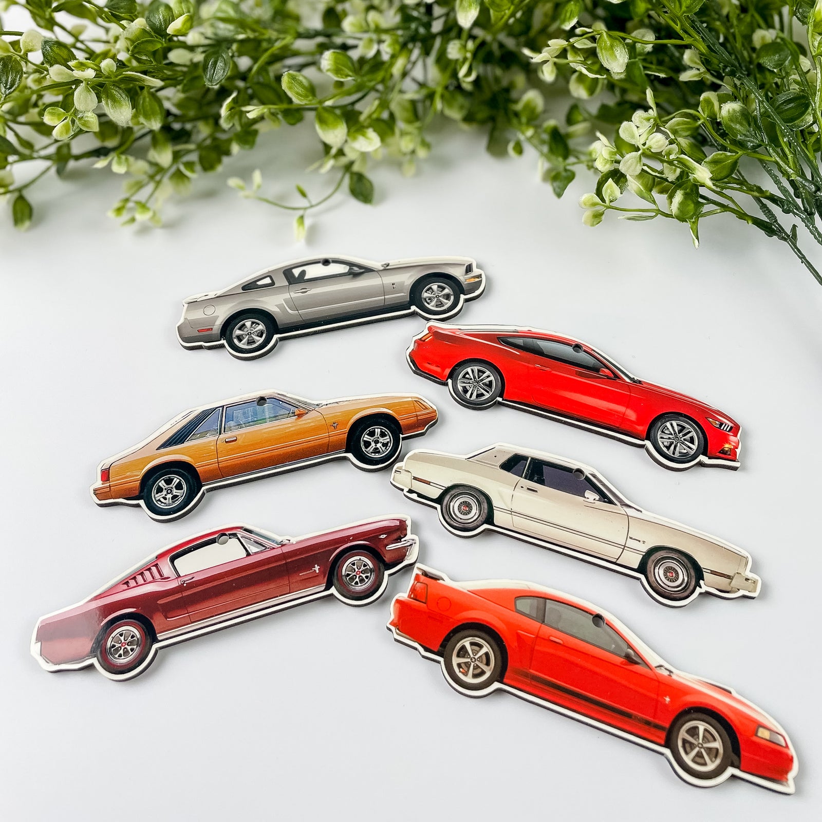 Mustang Christmas Tree Decoration Hanging Ornament Set
