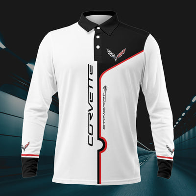 Vette RCV1 Long Sleeve Polo T-Shirt