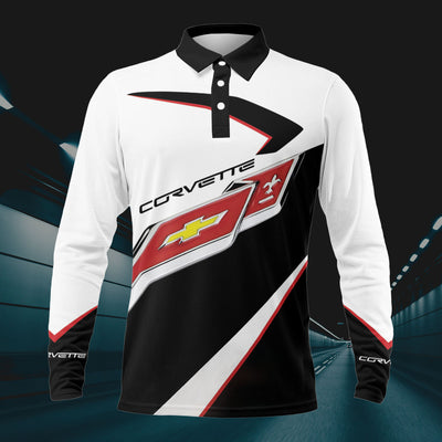 Vette RCV1 Long Sleeve Polo T-Shirt