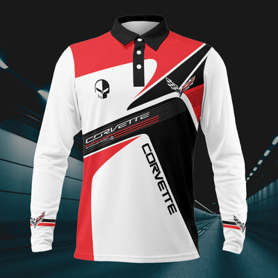 Vette RCV1 Long Sleeve Polo T-Shirt