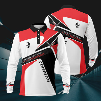 Vette RCV1 Long Sleeve Polo T-Shirt