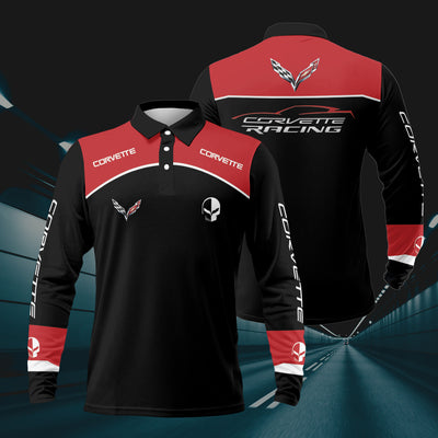 Vette RCV1 Long Sleeve Polo T-Shirt