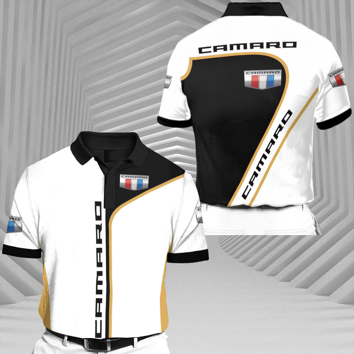 Camaro RCV2 Racing Series Short Sleeve Polo T-Shirt