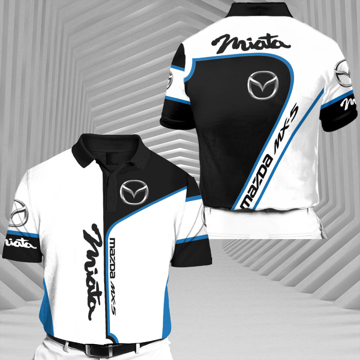 Miata RCV2 Racing Series Short Sleeve Polo T-Shirt