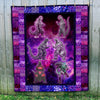 Godzilla Collection Purple Art Quilt