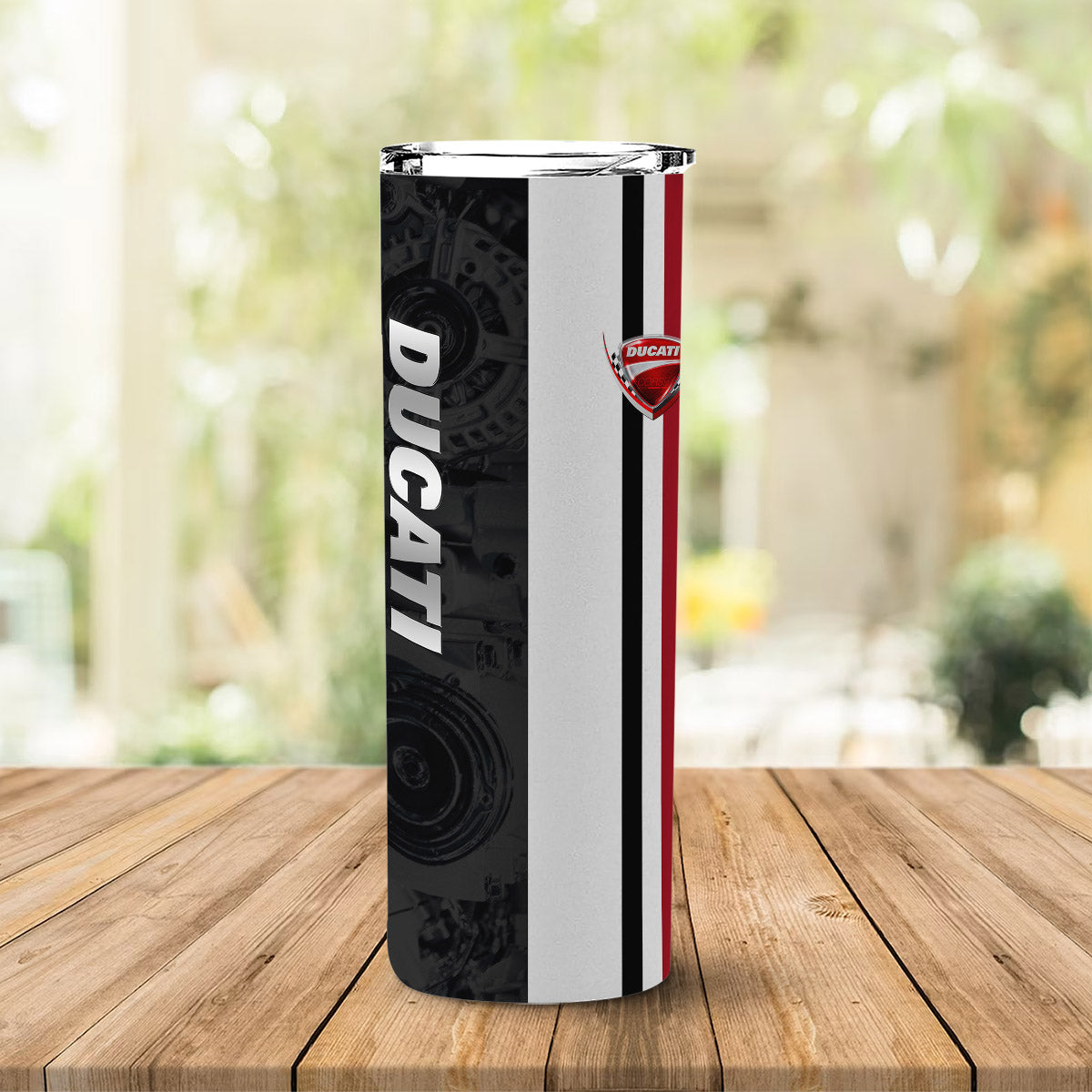 Ducati Art Stainless Steel Vacuum Insulated Skinny Tumbler (v.1)