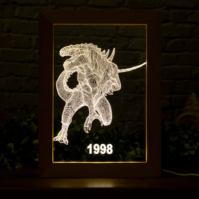 Godzilla Collection 3D Art Framed Led Night Light