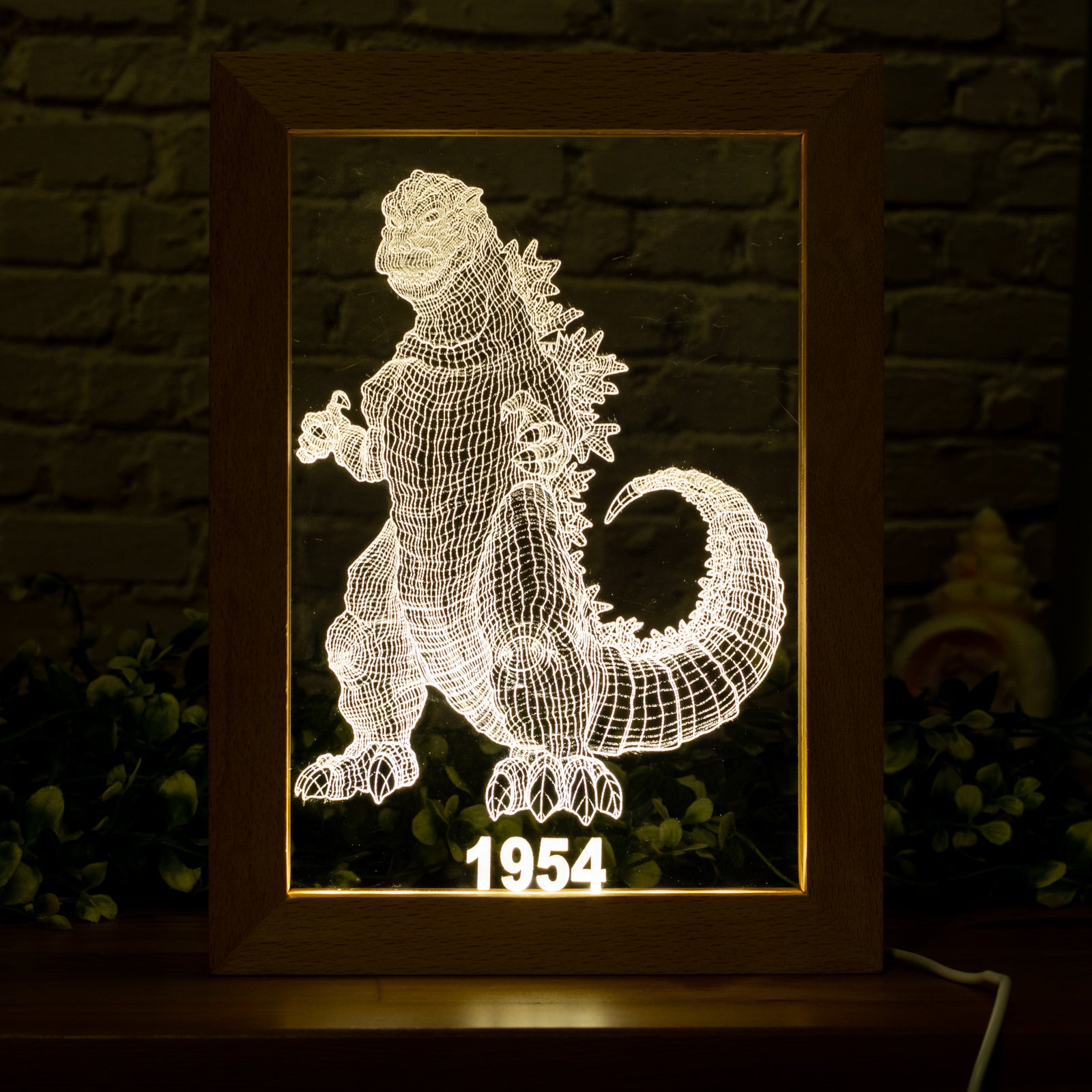 Godzilla Collection 3D Art Framed Led Night Light