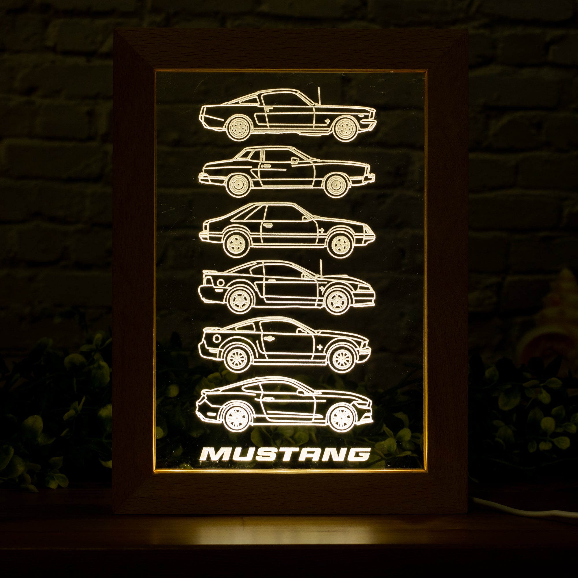 Stang Silhouette Collection Framed Led Night Light