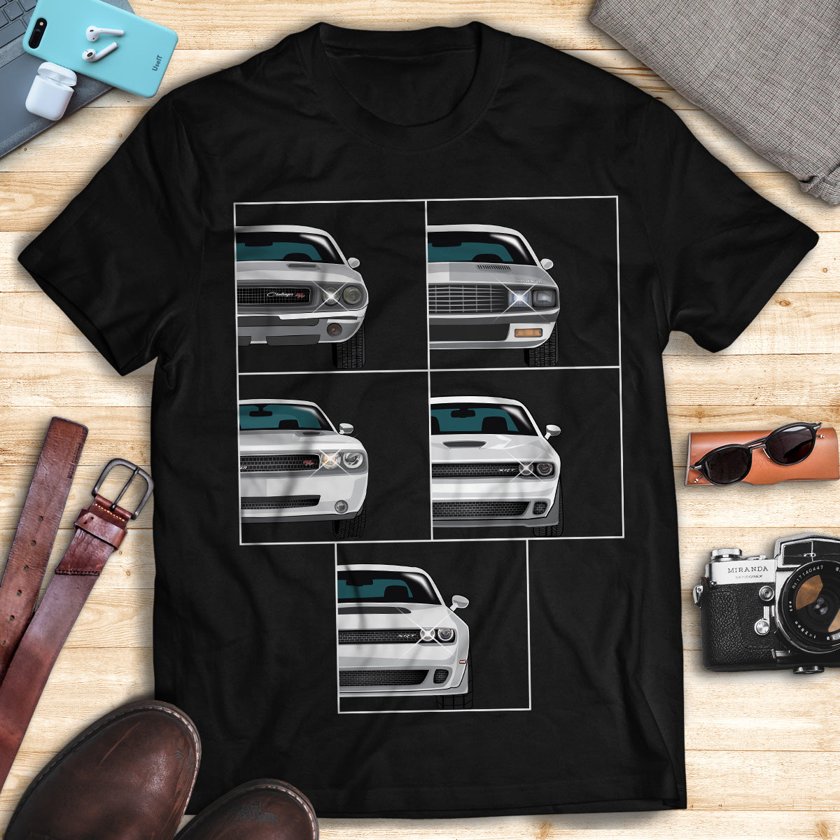 Challenger Front View Collection T-shirt