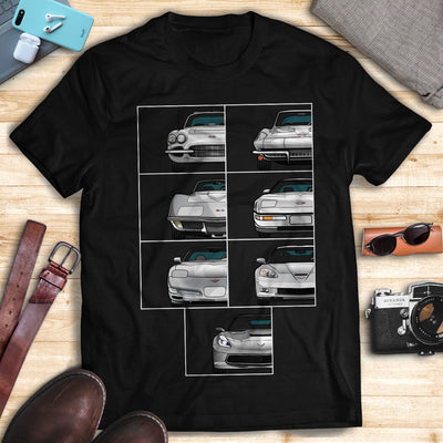 Vette Front View Collection T-shirt