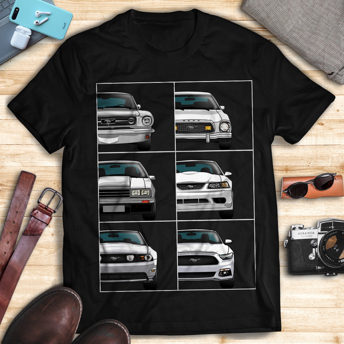 Mustang Front View Collection T-shirt
