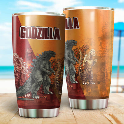 2024 Godzilla Art Stainless Steel Vacuum Insulated Tumbler (v.1)