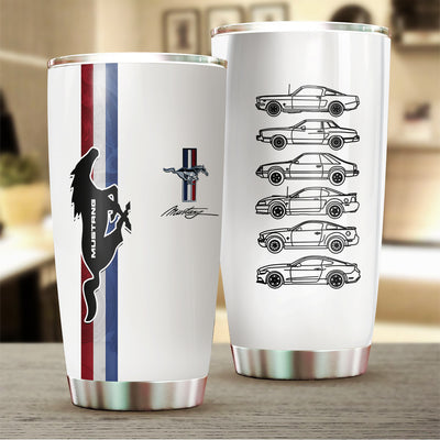 Mustang Silhouette Stainless Steel Vacuum Insulated Tumbler