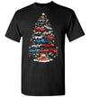 Vette Christmas T-shirt - Christmas Tree From All Vettes (Cartoon Art) V.2