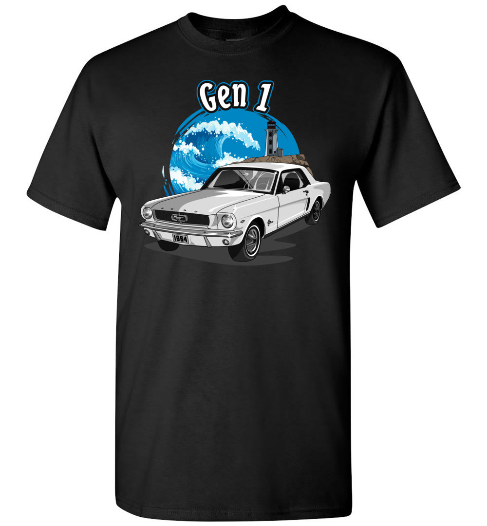 Mustang Gen 1 Cartoon Art T-shirt