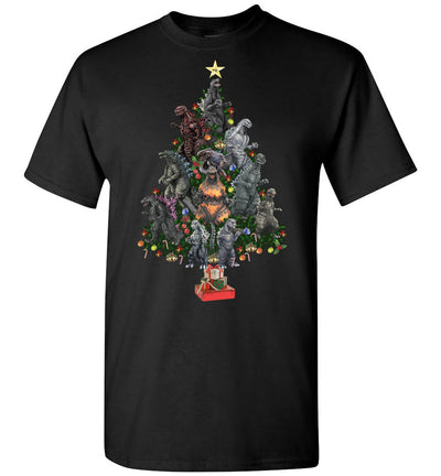 Godzilla Christmas Tree T-shirt - Kid