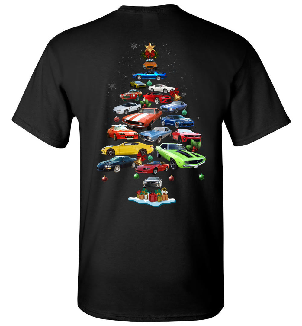 Camaro Christmas T-shirt - Back