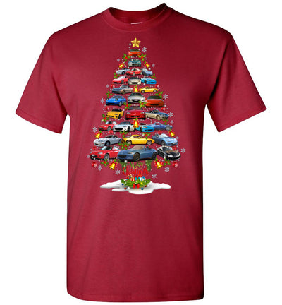Miata Christmas T-shirt - Christmas Tree From All Miatas