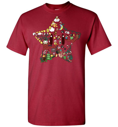 Mario Star Art T-shirt