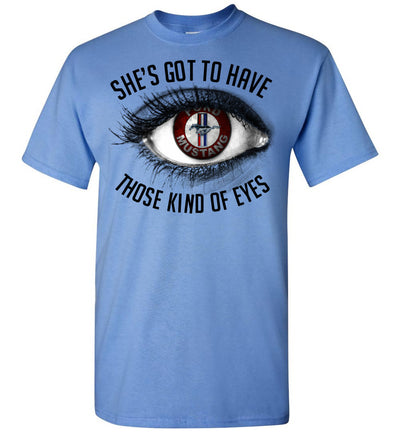 Mustang Art T-shirt - She's got to have Mustang Eyes T-shirt