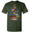 Miata Christmas T-shirt - Christmas Tree From All Miatas (Cartoon Art)