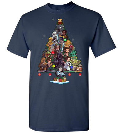 SW Characters Christmas T-shirt