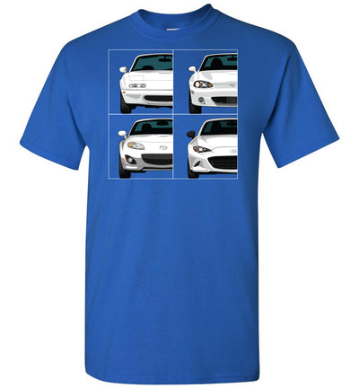 Miata MX5 Front View Collection T-shirt