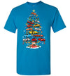 New 911 Christmas T-shirt - Christmas Tree From All 911s (Cartoon Art)