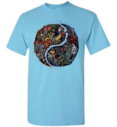 Godzillas vs Kaijus Yin Yang T-shirt