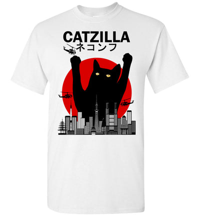 Catzilla Funny T-shirt
