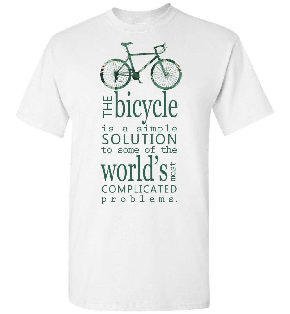 Bicycle Is The Solution T-shirt