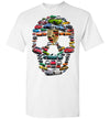 911 Collection Stylized Skull Halloween Art T-shirt