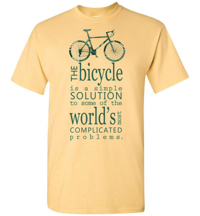 Bicycle Is The Solution T-shirt