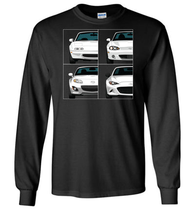 Miata MX5 Front View Collection T-shirt