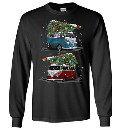 Kombi Carrying Christmas Trees T-shirt