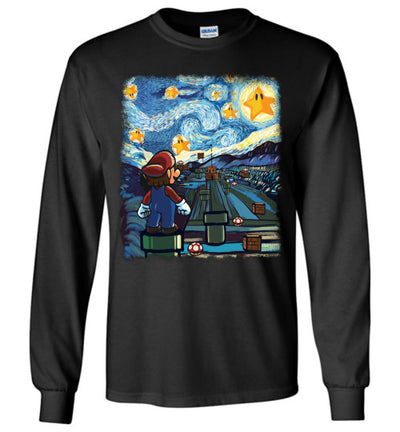 Mario Starry Night T-shirt