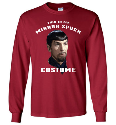 S.T Halloween Mirror Spock Costume Art T-shirt