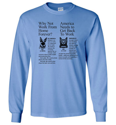 Dog & Cat Funny Debate T-shirt