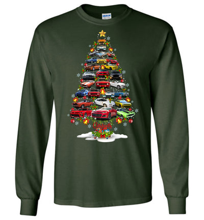 Camaro Christmas T-shirt - Christmas Tree From All Camaros