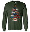 Vette Christmas T-shirt - Christmas Tree From All Vettes (Cartoon Art) V.2
