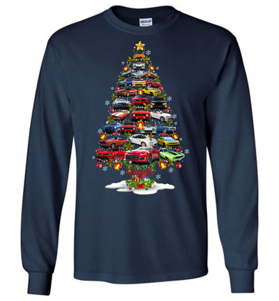 Camaro Christmas T-shirt - Christmas Tree From All Camaros