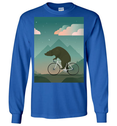Bear Riding Bicycle T-shirt