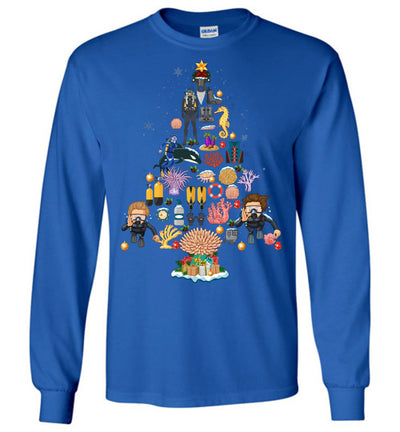 Scuba Diving Christmas T-shirt - TrendySweety