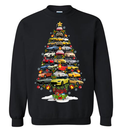 Z-car Christmas T-shirt - Christmas Tree From All Z-cars