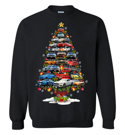 Stang Christmas T-shirt - Christmas Tree From All Stangs
